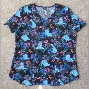 Disney Eeyore Scrub Top Size M